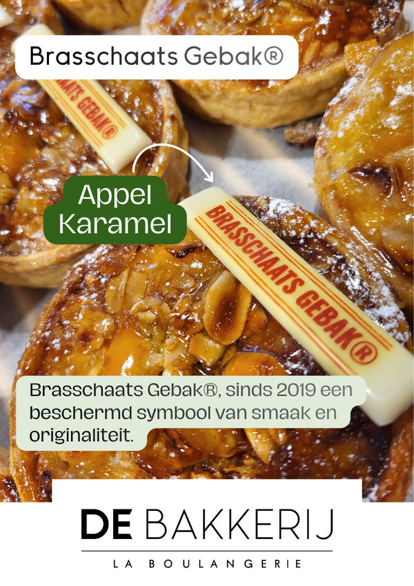 Brasschaats Gebak® Appel Karamel 4 x 1 Pers. Gebakje